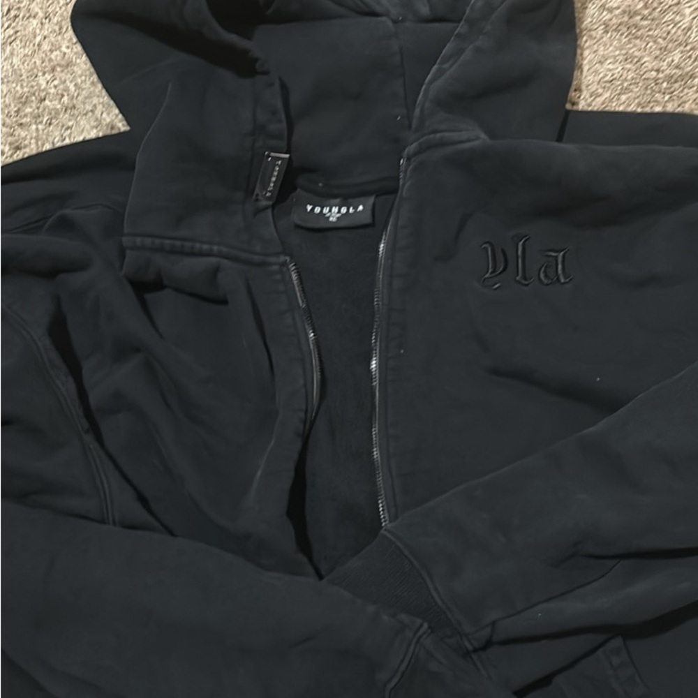 Black Hooded Jacket